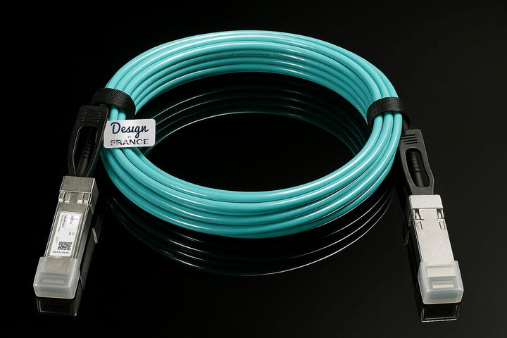 Elfcam® - 20 Meter SFP+ Aktives Kabel OM3 - AOC Kabel - SFP+ auf SFP+, SFP-10G-AOC Kompatibel, 20m 2
