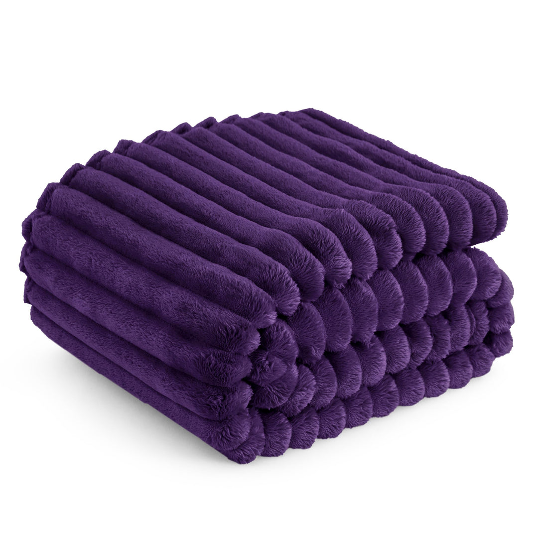 BEDSURE Kuscheldecke für Zimmer Deko - Wolldecke & Fleecedecke, Sofadecke, Weiche Warme Grobe Kordde