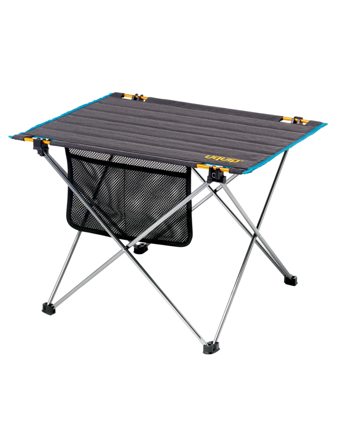 Uquip Campingtisch Liberty M Grey I 43 x 41 x 55 cm I kompakter Falttisch mit 30 kg Traglast I Leich