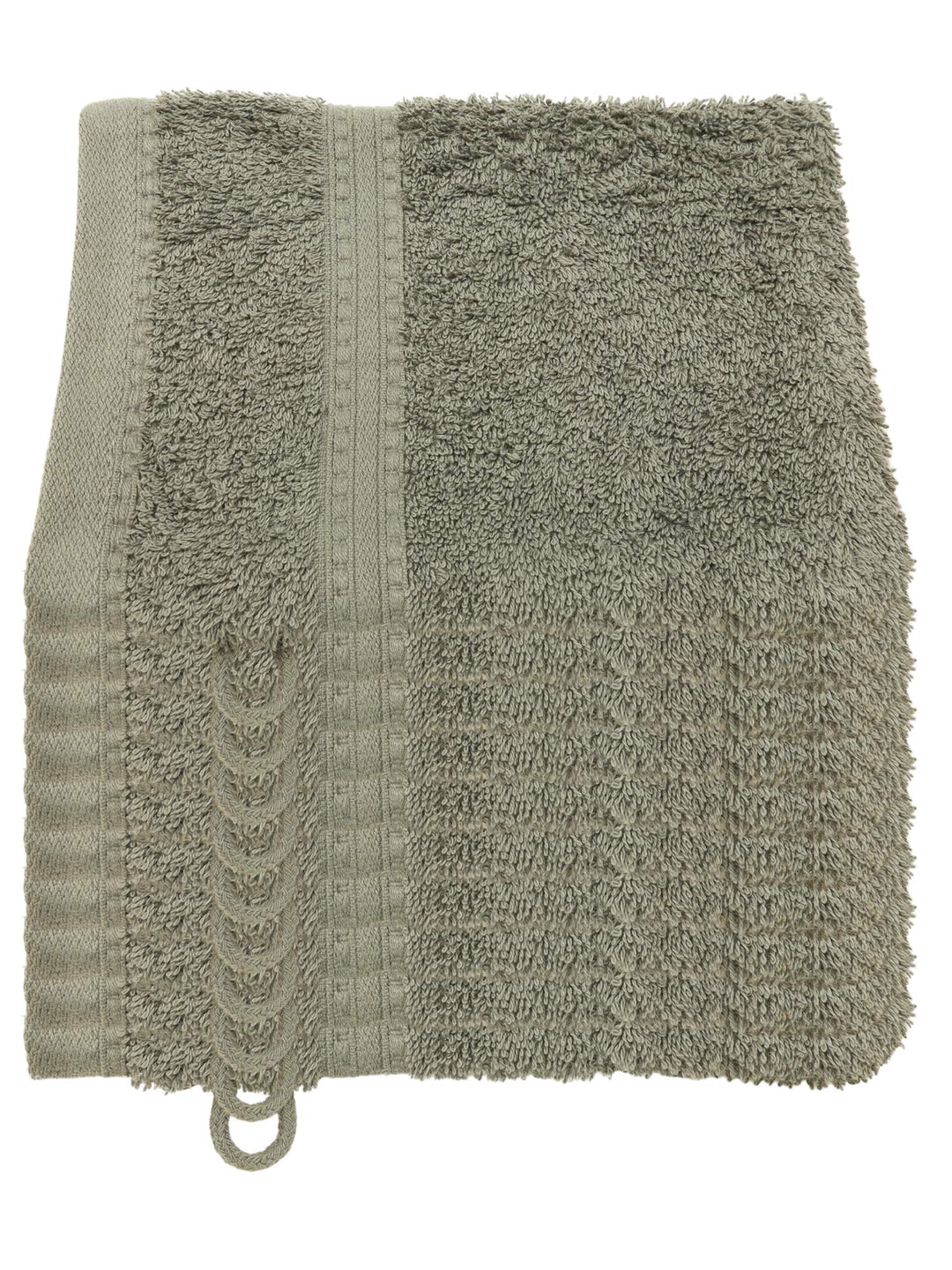 Julie Julsen Bio Waschhandschuh-Set 10 STK. 15x21 Silbergrau 100% Baumwolle Frotte 550g/m² Silbergra