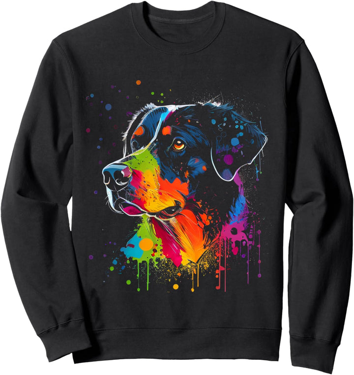 Appenzeller Sennenhunde Hundemalerei, Aquarellfarbe Sweatshirt