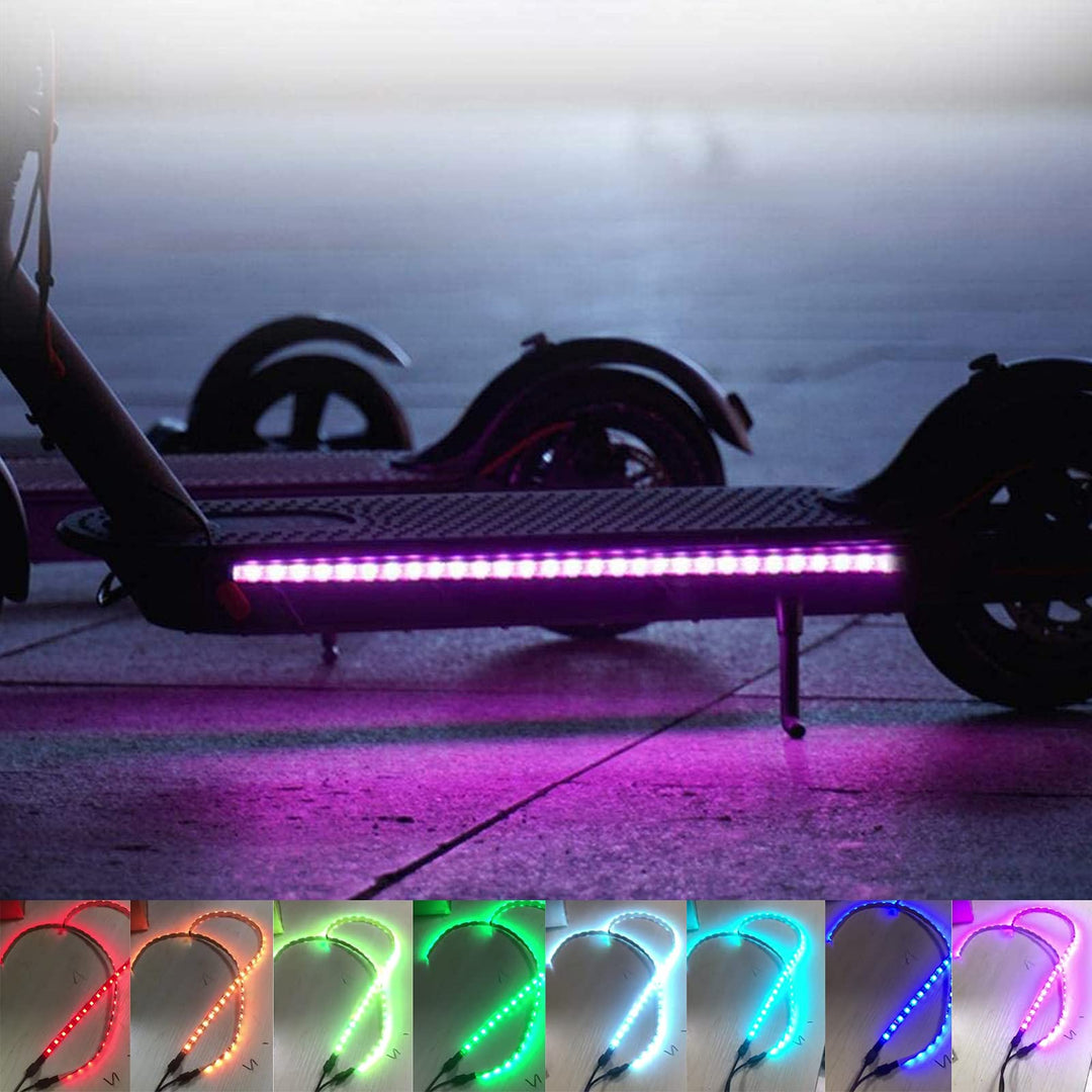 MotuTech LED-Streifen für Xiaomi M365 M365 Pro 1S Essential, dekoratives Licht, Alarm, Nachtlicht, m
