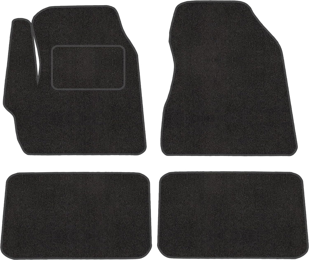 Velour Fussmatten Satz für Toyota IQ (2008-2015) - Premium Qualität - 4-teilig - Passgenau