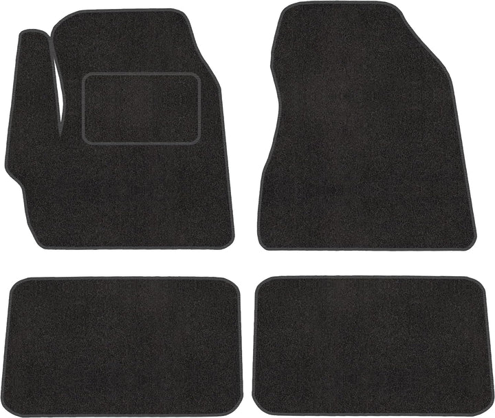 Velour Fussmatten Satz für Toyota IQ (2008-2015) - Premium Qualität - 4-teilig - Passgenau
