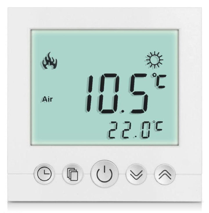 SM-PC®, Digital Thermostat Raumthermostat Fussbodenheizung Wandheizung LED weiss #a31