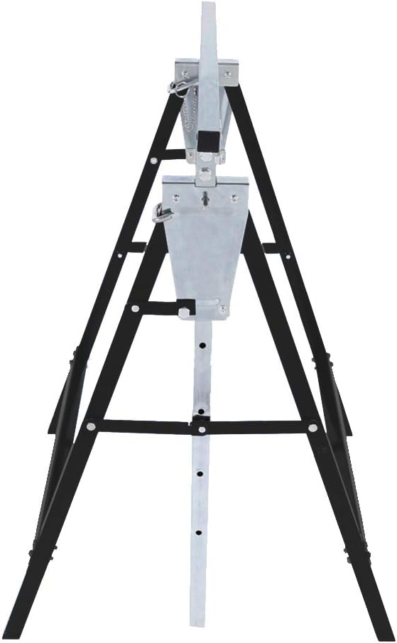 Daromigo Gerüstbock, 2x Unterstellbock 7-fach höhenverstellbar 80-130 cm, klappbar Metallbock Klappb