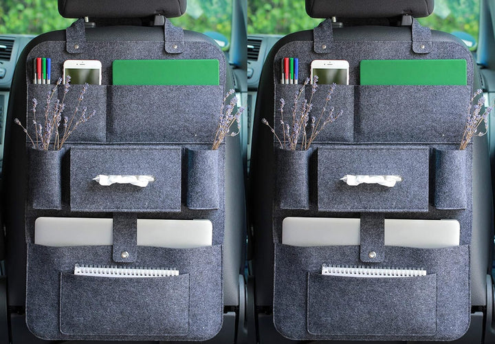 Lucky Sign Auto organizer Rückenlehnenschutz multi Staumöglichkeiten Wohnmobil Zubehör Innenraum, 62