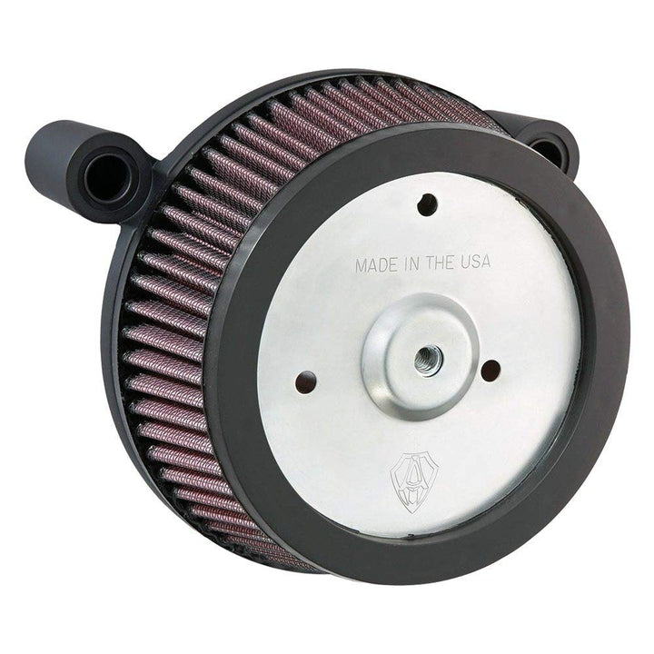 Arlen Ness 18-829 Black Big Sucker Performance Luftfilter-Set Schwarz, Schwarz