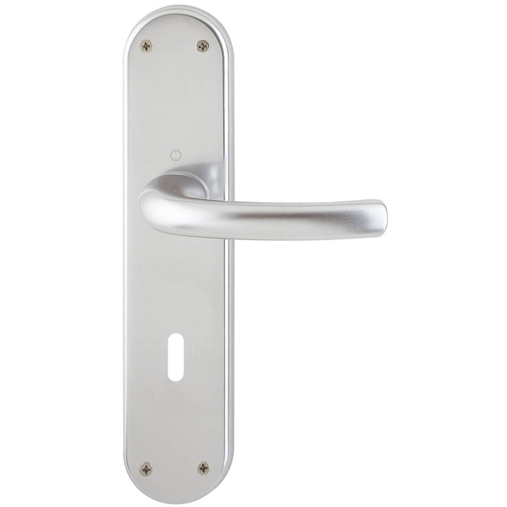 HOPPE 1776505 Renovationsgarnitur Tôkyô 1710/3334 Alu.F1 SK/OL 4-KT.8mm Entf.78mm