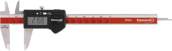 Format 7640201205 - Digitaler Messschieber aus Daten v. 150 mm mit Daten. 150mm, 150mm
