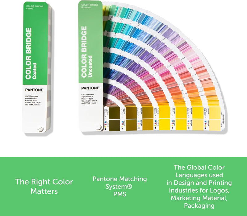 Pantone GP6102B Color Bridge Guide Set Coated and Uncoated – Zwei handliche Farbfächer in chromatisc