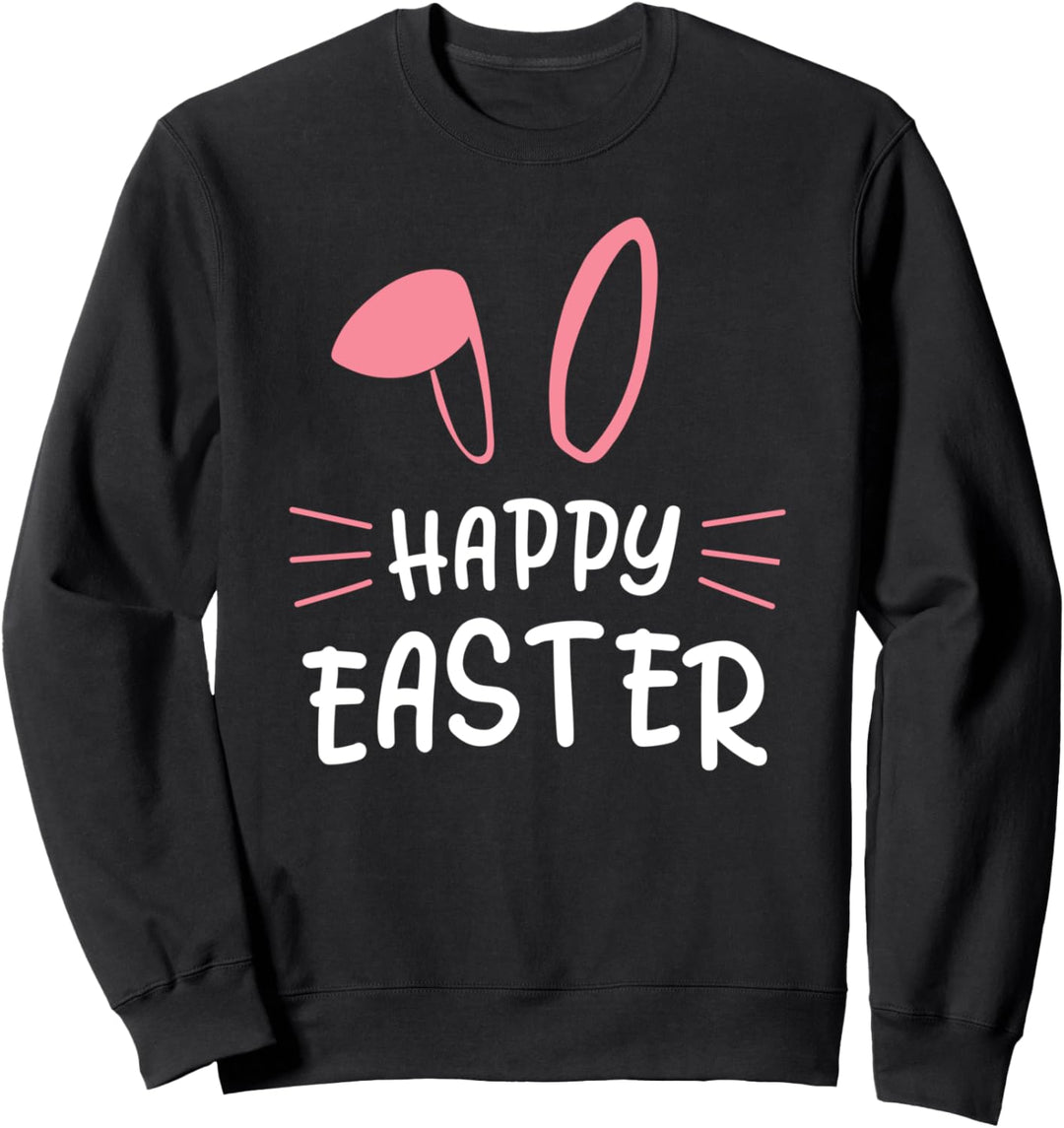 Frohe Ostern Vintage Bunny Kaninchenohren Sweatshirt