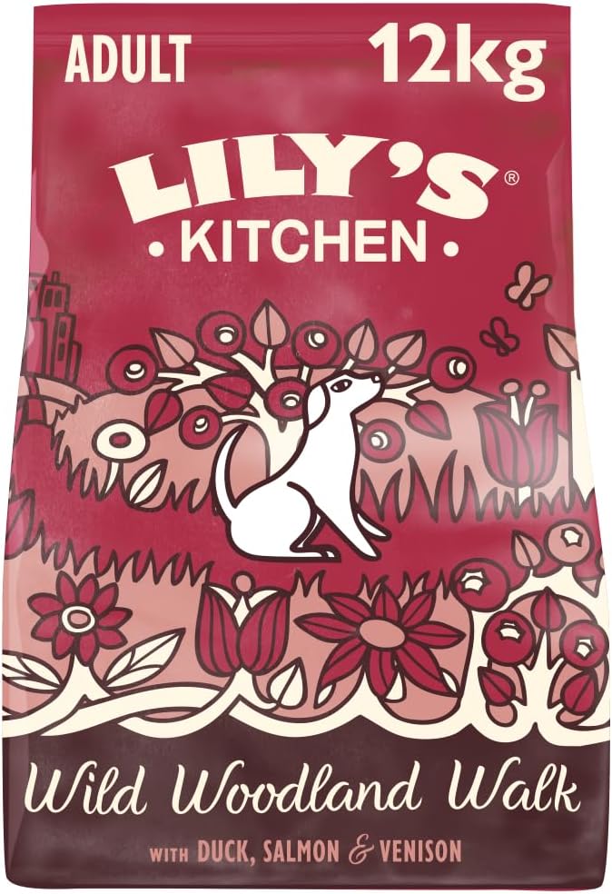 Lily‘s Kitchen Vollwertiges Trocken Hundefutter mit Wild und Ente für ausgewachsene Hunde (12 kg) Ve