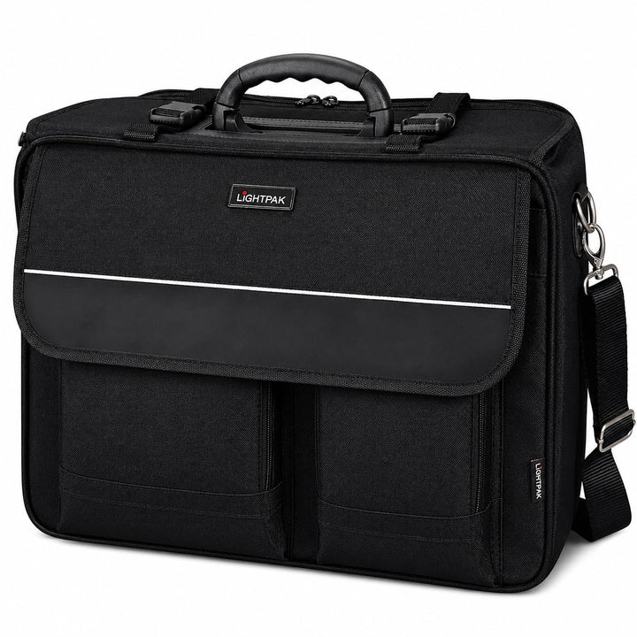 Lightpak Koffer Lightpak 46008 - The Flight Pilotenkoffer, aus Polyester, Schwarz 45 x 34 x 20 cm, 1