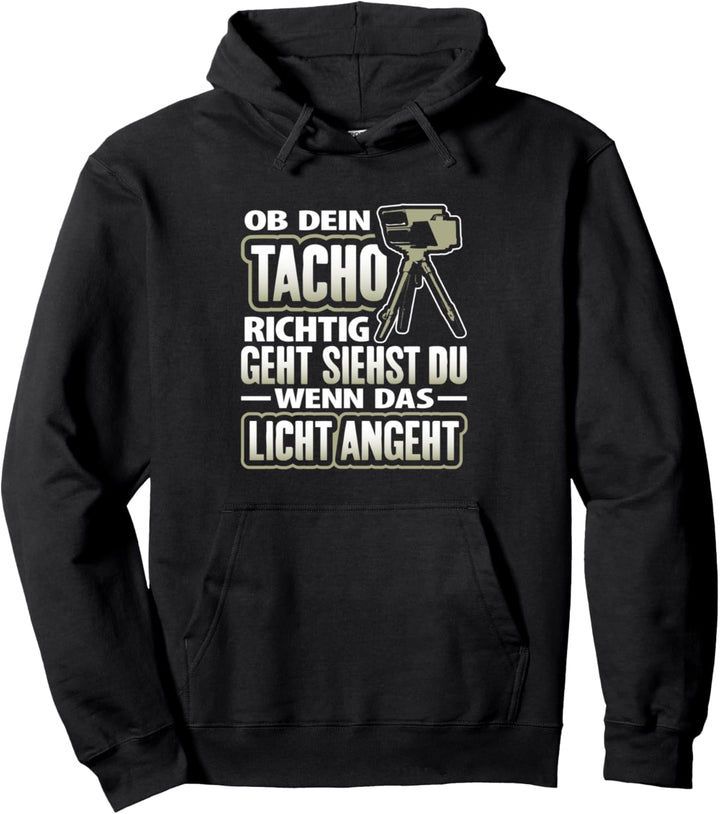 Tacho | Tuner Tuning Autofahren Witz Geschenk Spruch Pullover Hoodie