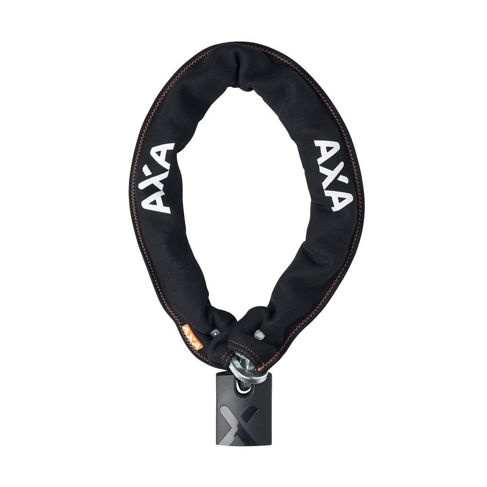 AXA 5011542 Unisex-Adult Newton Promoto+ 4 100/10,5 Kettenschloss, Schwarz Länge: 100 cm, Durchmesse