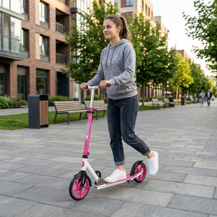 Best Sporting Scooter Erwachsene und Kinder I klappbarer Roller mit Ständer I hochwertiger City-Roll
