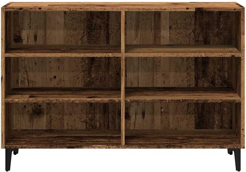 vidaXL Sideboard Altholz-Optik 103,5x35x70 cm Holzwerkstoff, Schrank, Highboard, Home Organizer, Lag