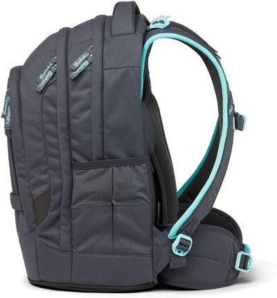 satch Pack Schulrucksack Set 2tlg. mit Schlamperbox Mint Phantom, Mint Phantom