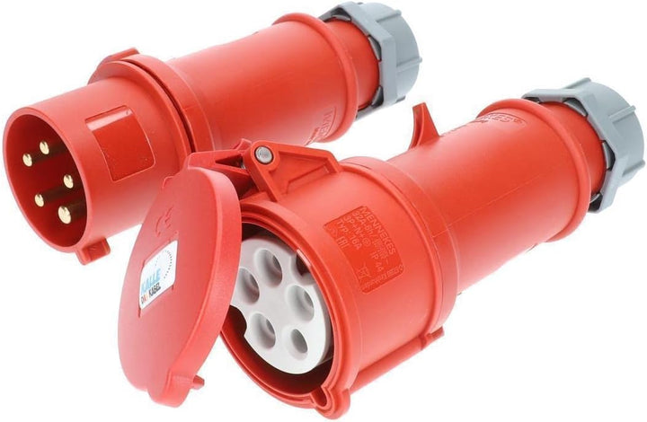 CEE-Verlängerungskabel Gummi H07RN-F 5G 6,0mm² 400V 32 A mit Phasenwender von KALLE DAS KABEL 15 Met