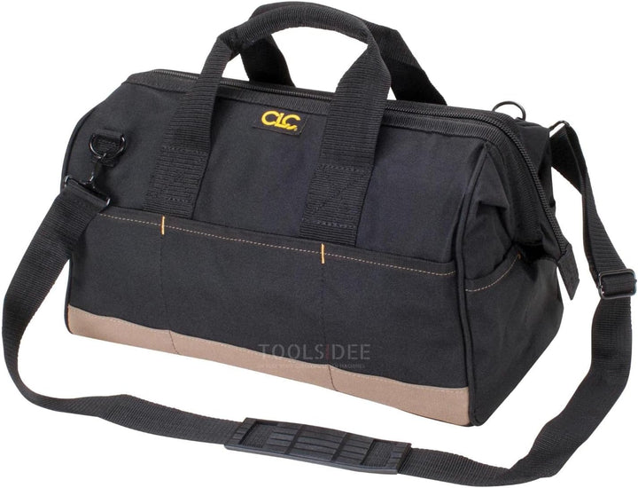 CLC BigMouth Werkzeugtasche mittelgross, 1001165, Werkzeugtasche mit extra grosser Öffnung und 22 Ei