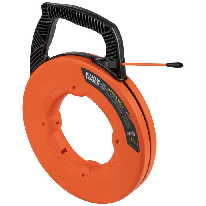 KLEIN TOOLS Geriffeltes Fiberglas-Einziehband mit Nylonspitze, 15,2 m 50-Foot Multi-Nut, 50-Foot Mul