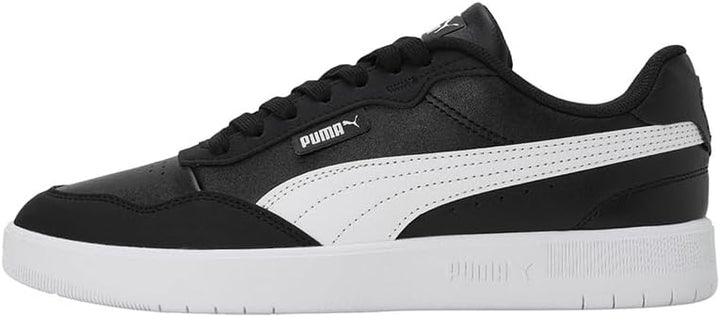 PUMA Herren Court Ultra Lite Sneaker 37 EU Puma Black Puma White Puma Silver, 37 EU Puma Black Puma