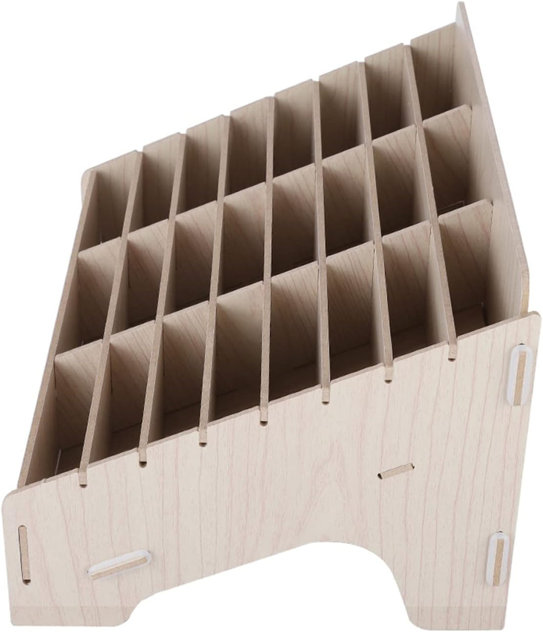 Telefongefängnis aus Holz mit 24 Gittern, Verdickte Aufbewahrungsbox für Mobiltelefone und Caddy Im