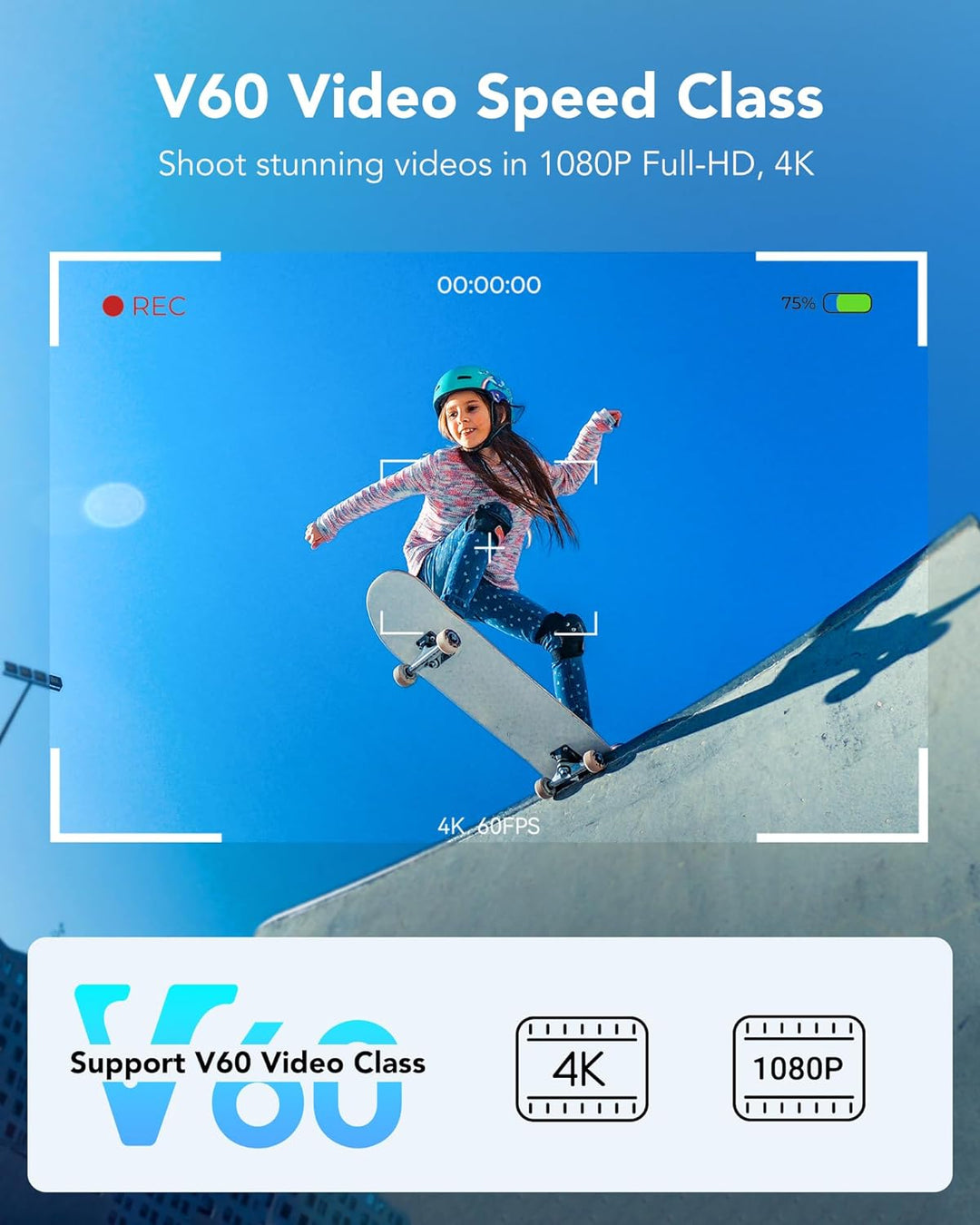 Lexar Silver Pro SD Karte 64GB, SD Speicherkarte UHS-II, V60, U3, C10, SDXC Karte, Bis zu 280 MB/s L