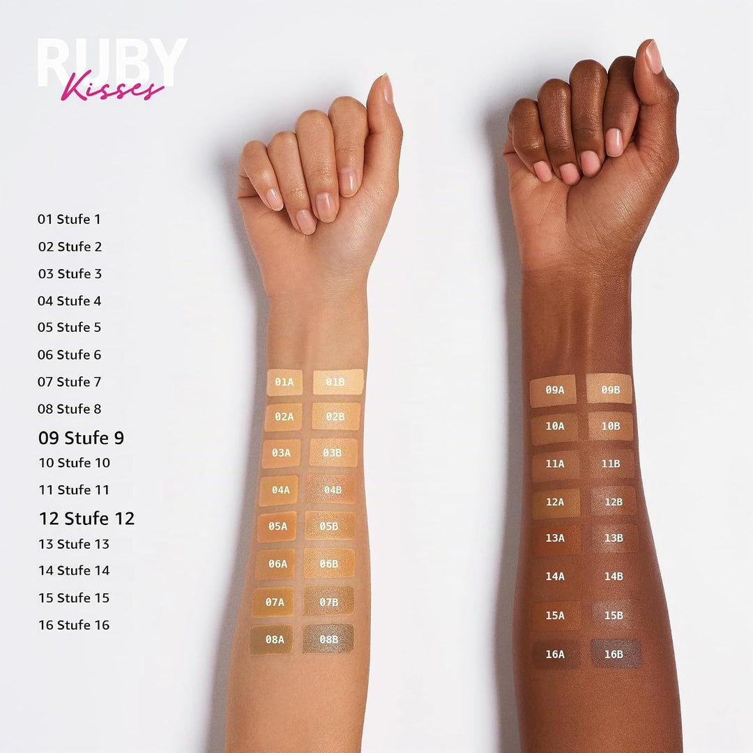 3D FACE CREATOR (RDF16) - Ruby Kisses HD 2 Color Foundation + Concealer by Ruby Kisses