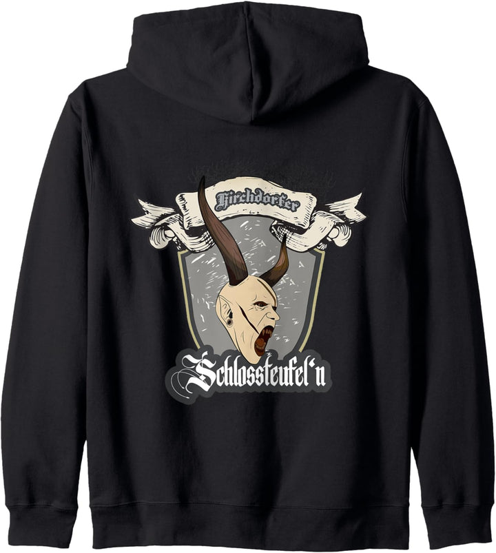 Kirchdorfer Schlossteufeln der Perchtenverein Perchten Kapuzenjacke