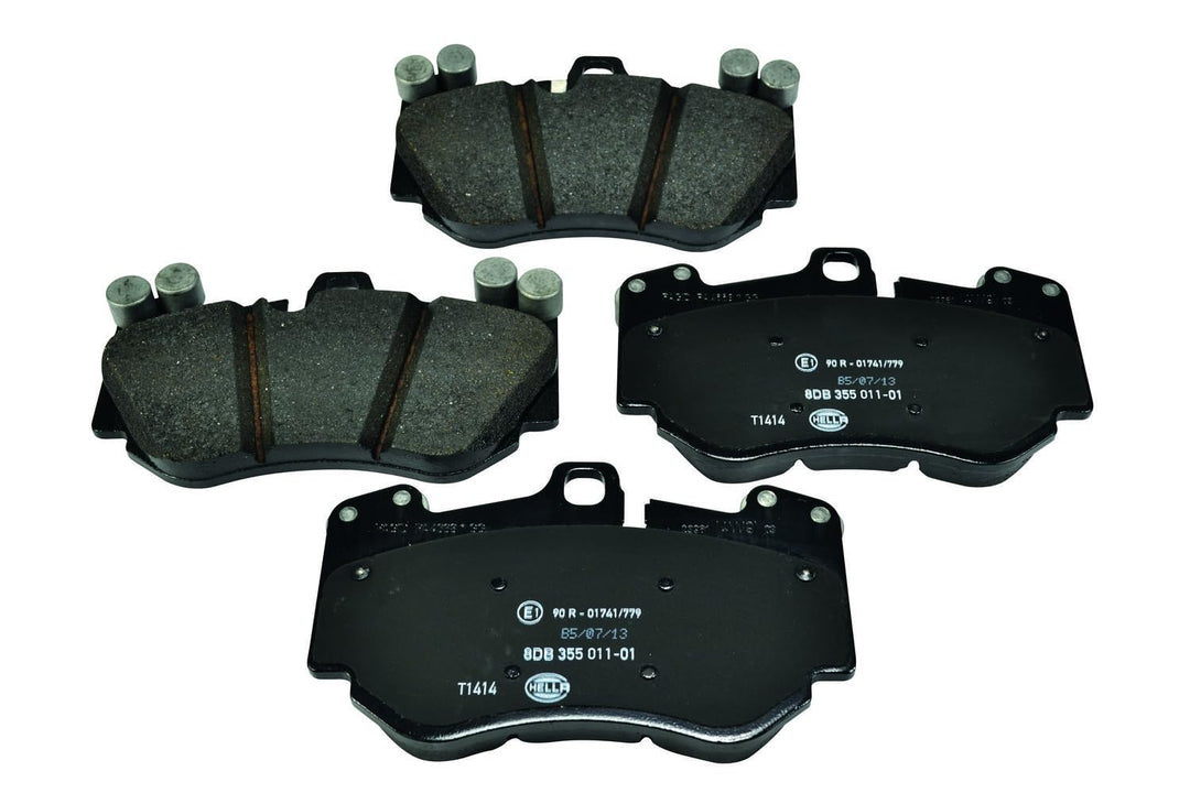 HELLA PAGID 8DB 355 011-011 Bremsbelagsatz - T1414 - Dicke/Stärke: 17mm - Bremssystem: Brembo - für