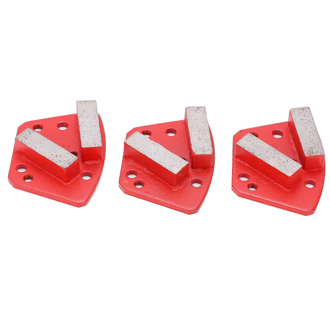 Diamant-Schleifschuhe, Trapez-Betonschneiden, 6 Löcher, gerade Zähne, Rot, 30#, Hochleistungs-, lebi