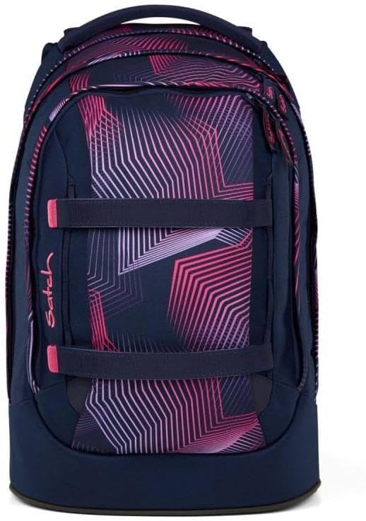 Satch Pack Schulrucksack Set 2tlg. inkl. Pencil Slider (Seismic Pink), Seismic Pink