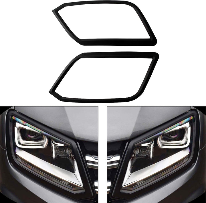 JHCHAN Scheinwerfer abdeckung Aussenschutzverkleidung für VW Amarok Erste Generation 2010–2022 V5 V6