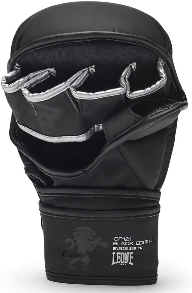 Leone 1947 Guanti MMA Black Edition Schwarz L, Schwarz L