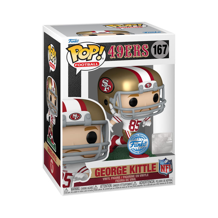 Funko Pop! NFL: 49ers - George Kittle - Vinyl-Sammelfigur - Geschenkidee - Offizielle Handelswaren -