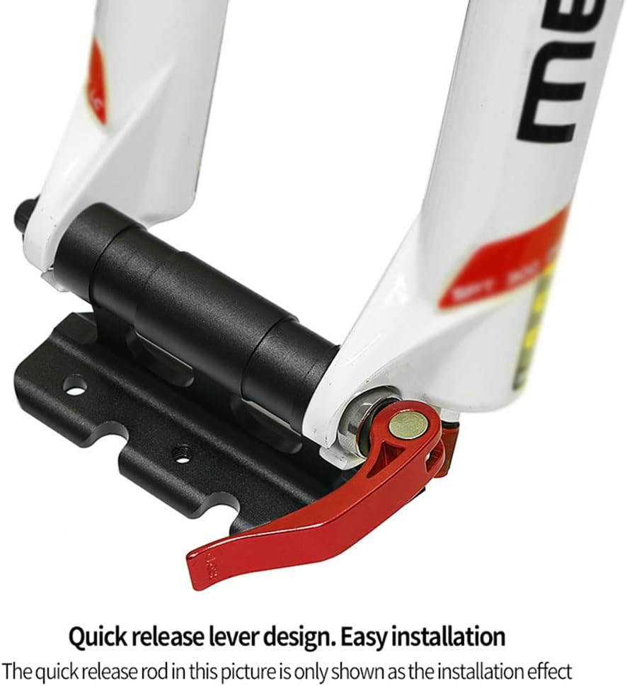 Irfora Fahrradgabelhalterung, Fahrradträger mit Schnellspanner, Steckachsenhalterungen, Vorderradgab