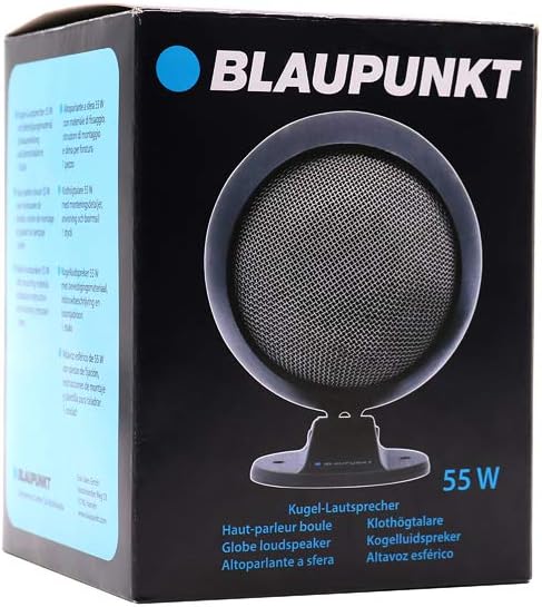 Blaupunkt Kugel-Lautsprecher, Globe Speaker, Schwarz