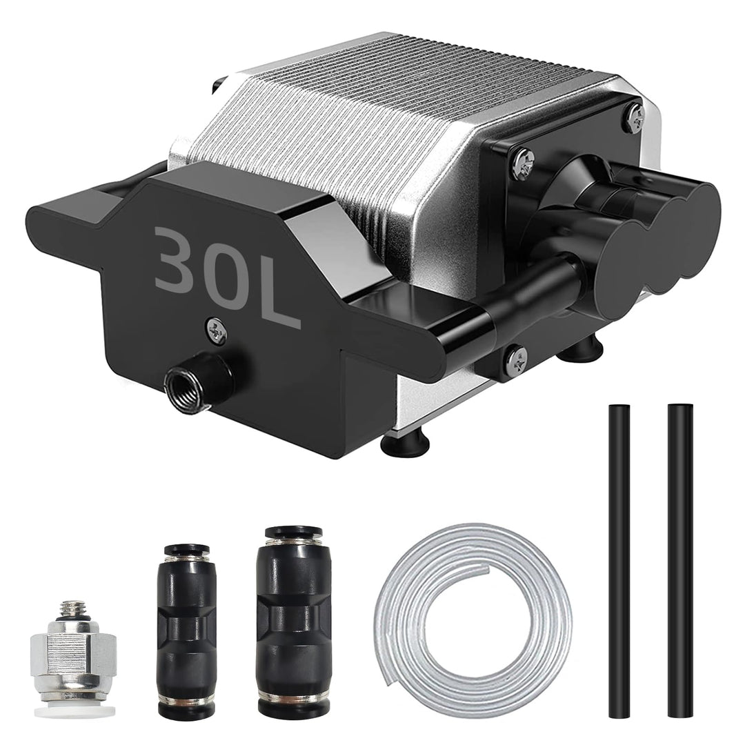 Air Assist, Laser Air Assist Pumpe für Laserschneider und -gravierer, einstellbarer Luftstrom von 10