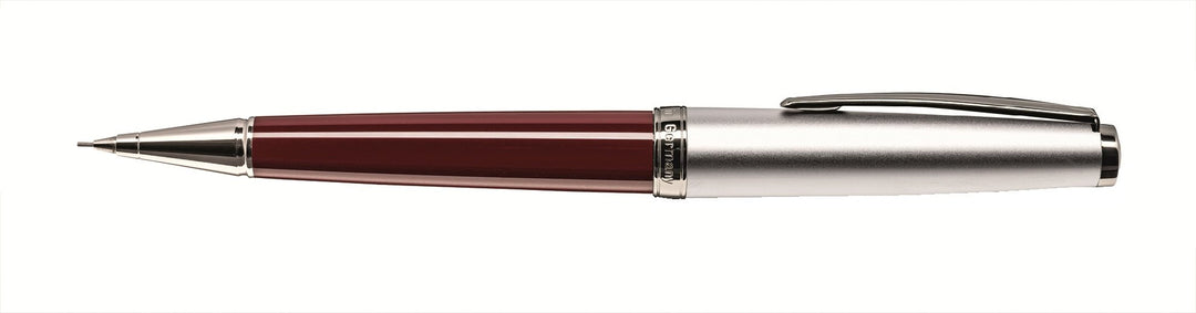 CLEO Classic Metall bordeaux +++ Drehbleistift +++ palladinierte Zierringe und Clip +++ HAND MADE IN