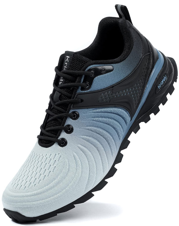 Kricely Traillaufschuhe Herren Laufschuhe Strassenlaufschuhe Sneaker Leicht Wanderschuhe Fitnessschu