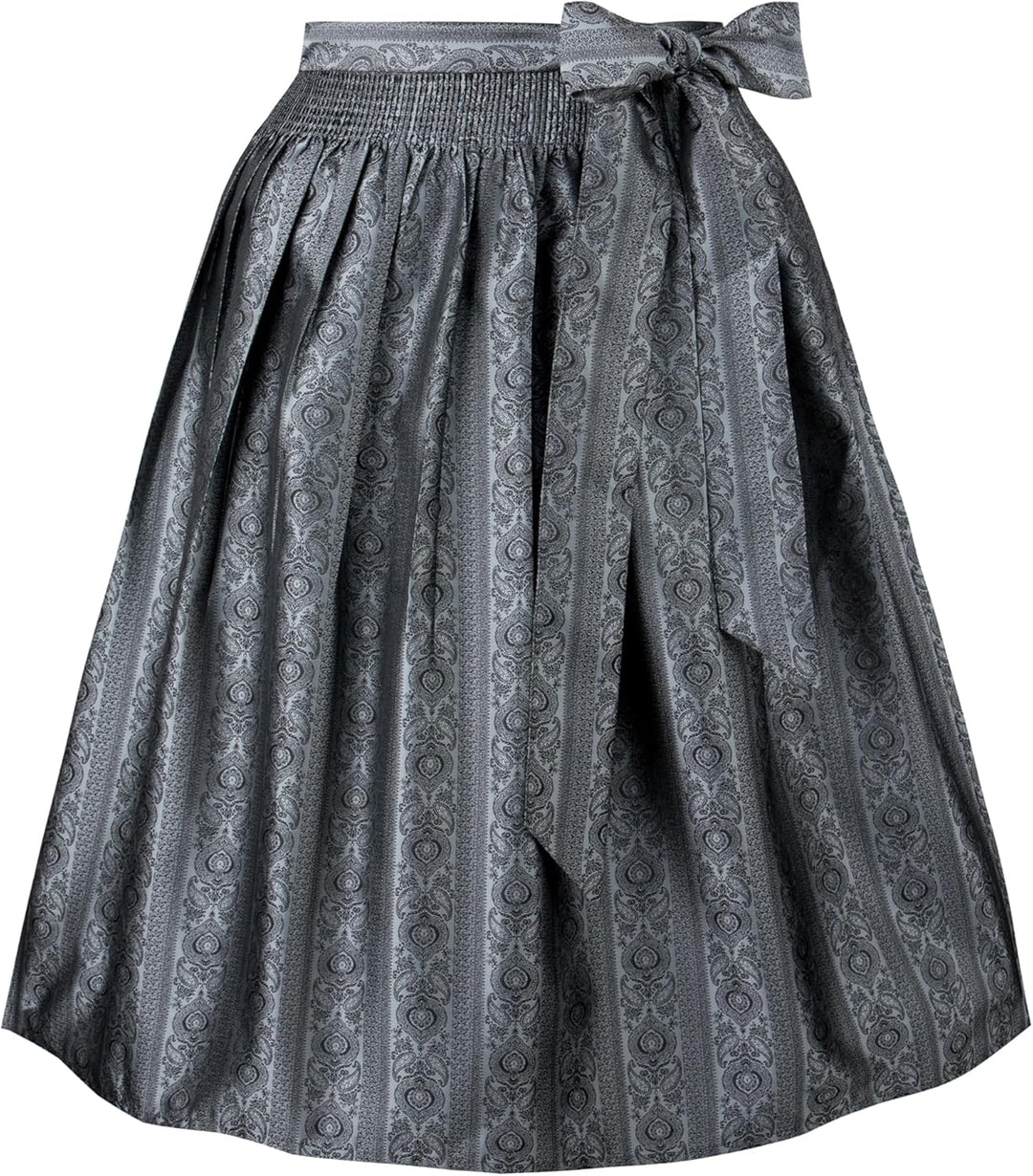 Stockerpoint Damen Schürze Corinna Dirndlschürze, grau, Regular
