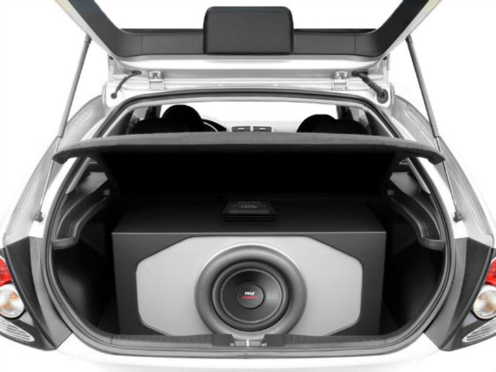 Pyle PLPW6D Subwoofer, 300 Watt RMS, 600 Watt max., Durchmesser: 16,50 cm (6,5 Zoll), DVC-Woofer mit