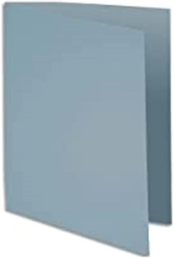 Exacompta 210009E Packung mit 100 Rock 's Papiermappen 210g - Grau, grau