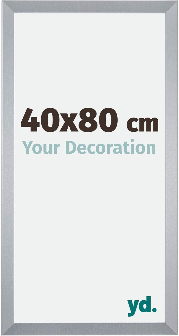 yd. Your Decoration - Bilderrahmen 40,00x80,00 cm - Bilderrahmen aus MDF mit Acrylglas - Antireflex
