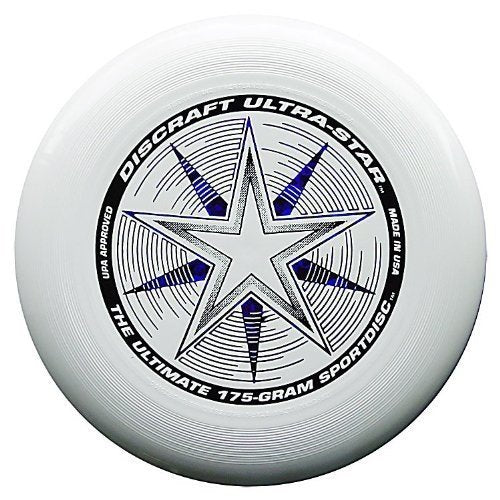 Discraft Ultra Star Sport-Scheibe, 175 g Blanc - Blanc, Blanc - Blanc