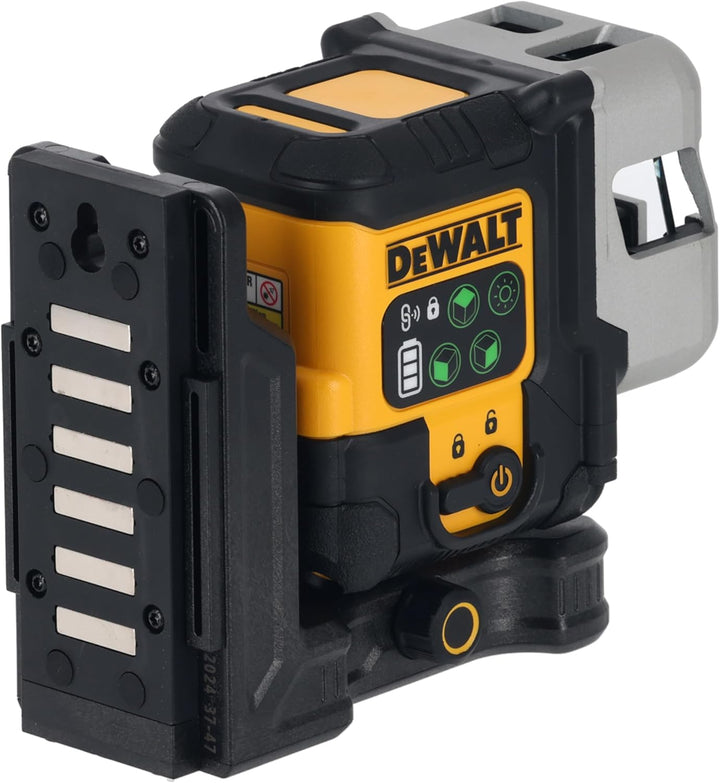 DEWALT USB 3x180 Multilinienlaser DCLE14301GB-XJ (3 grüne Laserlinien, integrierter Li-Ion Akku, 30