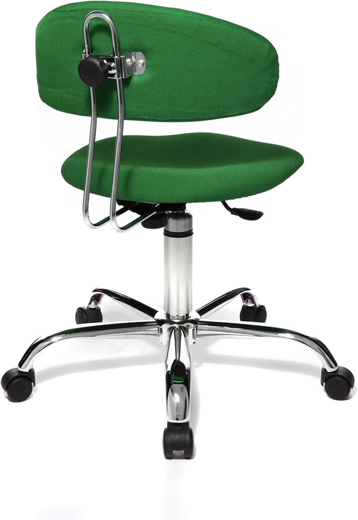 Topstar Sitness 40, Fitnesshocker, Arbeitshocker, Rollhocker mit Rückenunterstützung, 3-Dimensional