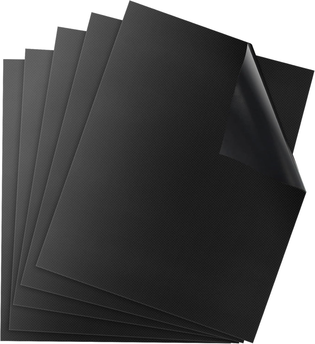 DIKER BBQ Grillmatte, Antihaft 5er Set 40x60cm, Backmatte für Holzkohle & Backen, Backpapier Wiederv